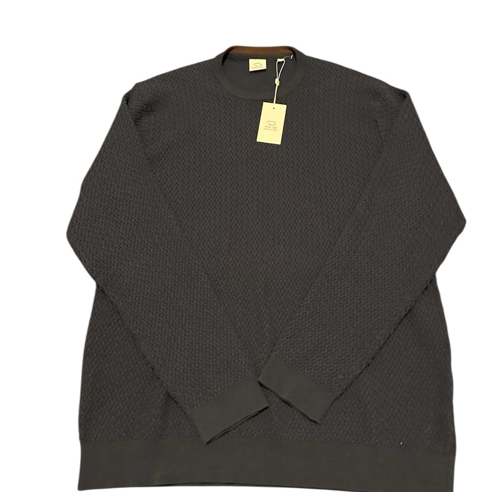 Oscar de la Renta Charcoal Crewneck Sweater, size 3XL NWT